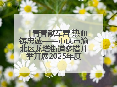 青春献军营 热血铸忠诚——重庆市渝北区龙塔街道多措并举开展2025年度征兵宣传活动