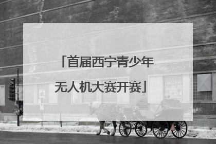 首届西宁青少年无人机大赛开赛
