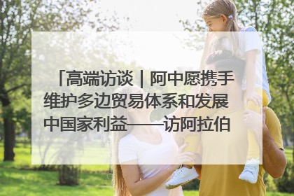高端访谈｜阿中愿携手维护多边贸易体系和发展中国家利益——访阿拉伯议会议长亚马希