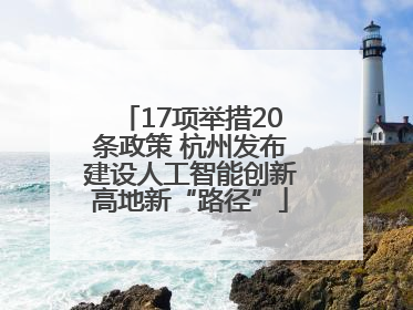 17项举措20条政策 杭州发布建设人工智能创新高地新“路径”