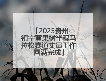 2025贵州·镇宁黄果树半程马拉松赛道丈量工作圆满完成