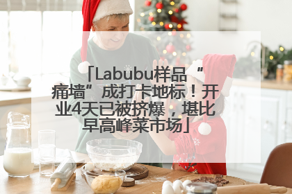Labubu样品“痛墙”成打卡地标！开业4天已被挤爆，堪比早高峰菜市场